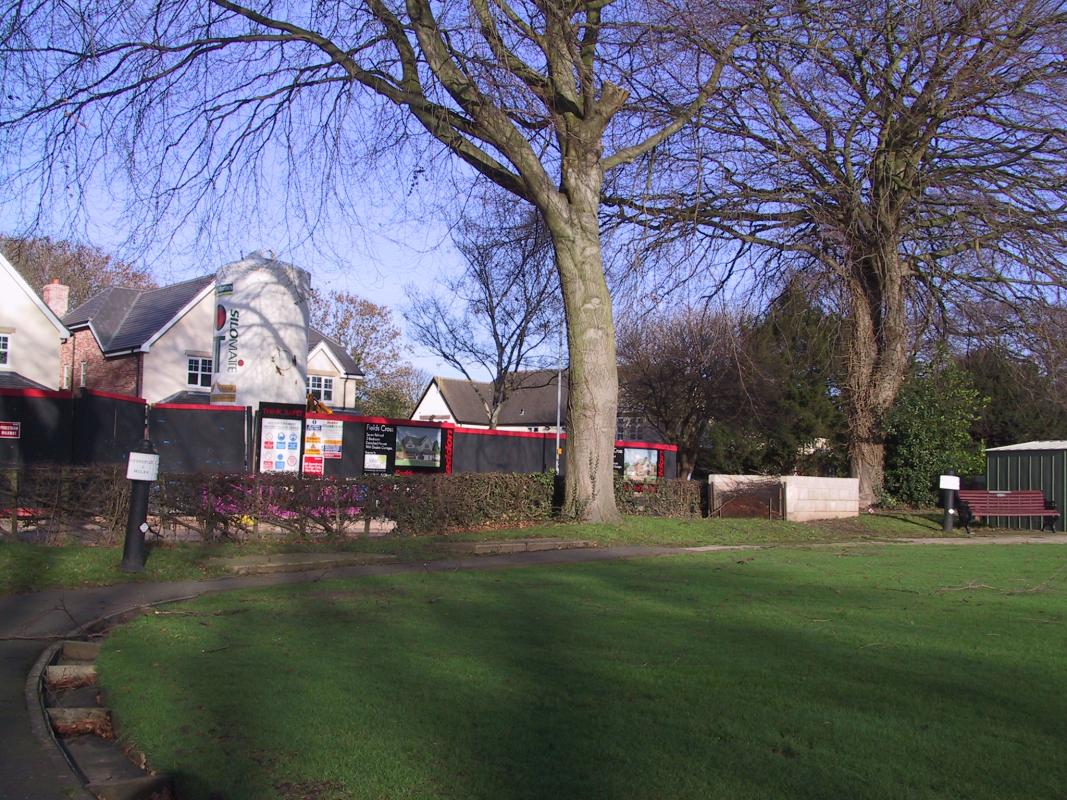 Original mileposts 24 and 25 at Denstone Bowling Club